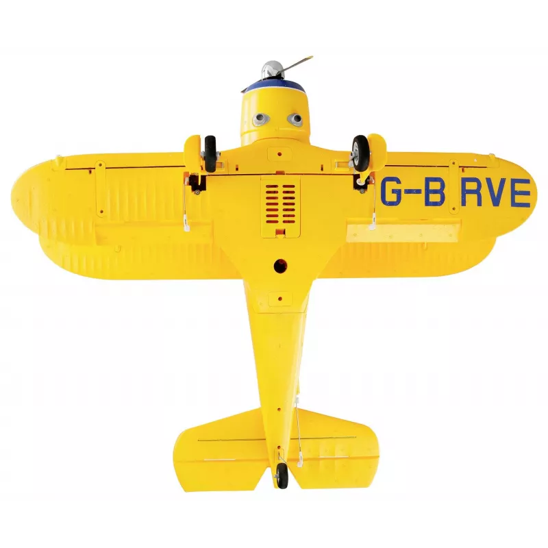 Samolot RC Amewi AMXFlight Beech D17s 3D/6G RTF — żółty, model gotowy do lotu