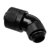 Alphacool HF Connector 45 degrees G1/4 inch AG do 16/10mm - Obrotowy, czarny