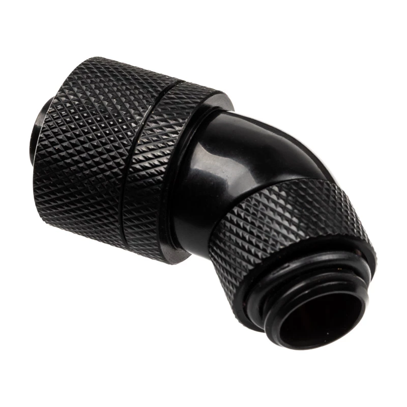 Alphacool HF Connector 45 degrees G1/4 inch AG do 16/10mm - Obrotowy, czarny