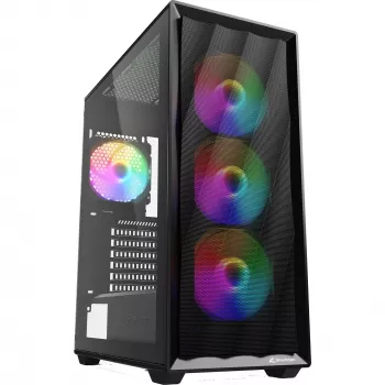 Obudowa komputerowa Sharkoon VK4 Rainbow ATX Czarna