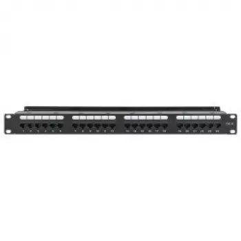 Patch panel INTELLINET 721035 19 cali 1U 24-port RJ45 Cat6 UTP