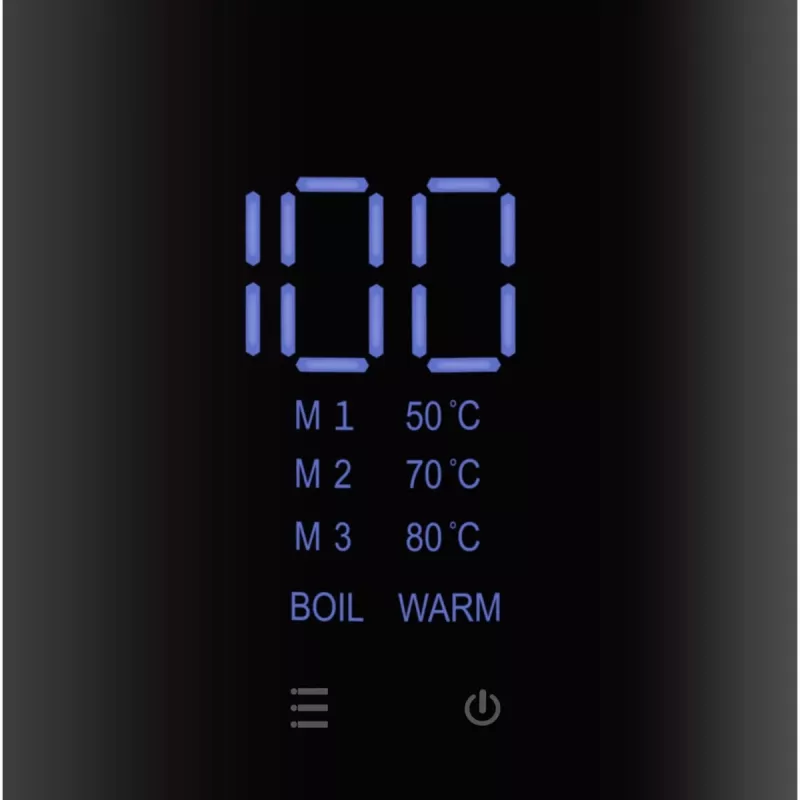 Czajnik elektryczny ProfiCook PCWKS1243 — 1,7 L, 2200 W, regulacja temperatury 50–100°C, czarny