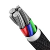 Baseus High Density Braided kabel Type-C to Lightning, PD, 20W, 1m (czarny)