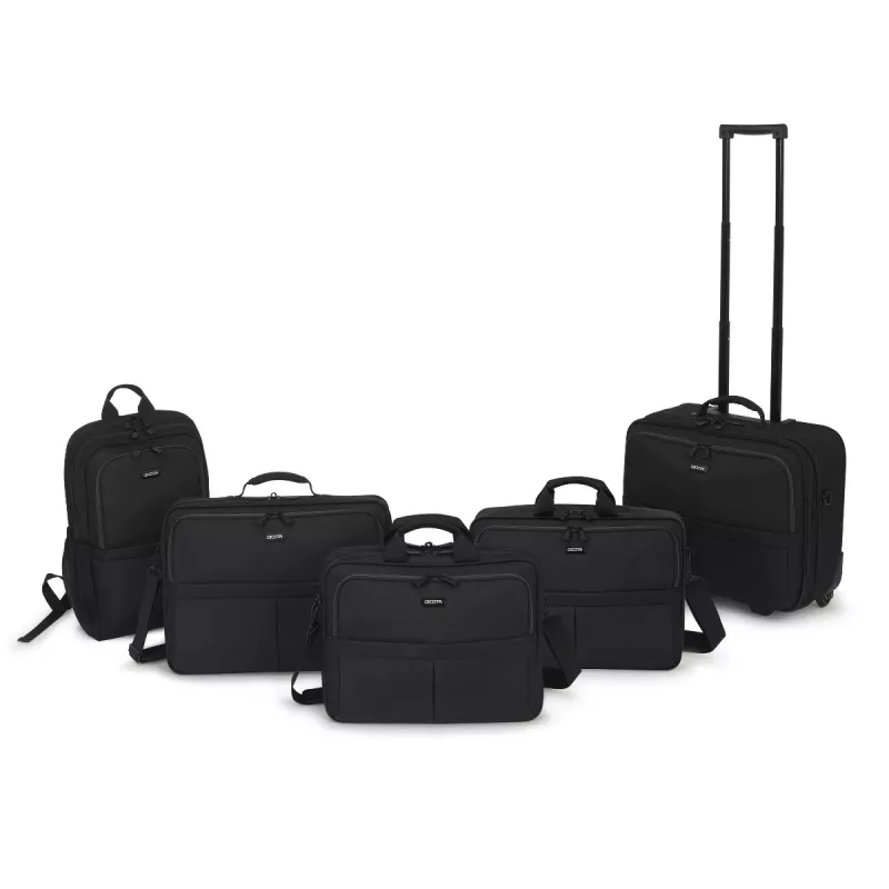 Plecak DICOTA D31696 Czarny Politereftalan etylenu (PET)