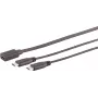 Kabel USB S/CONN 13-20020 USB 2.0 0,3 m USB C 2 x USB C Czarny