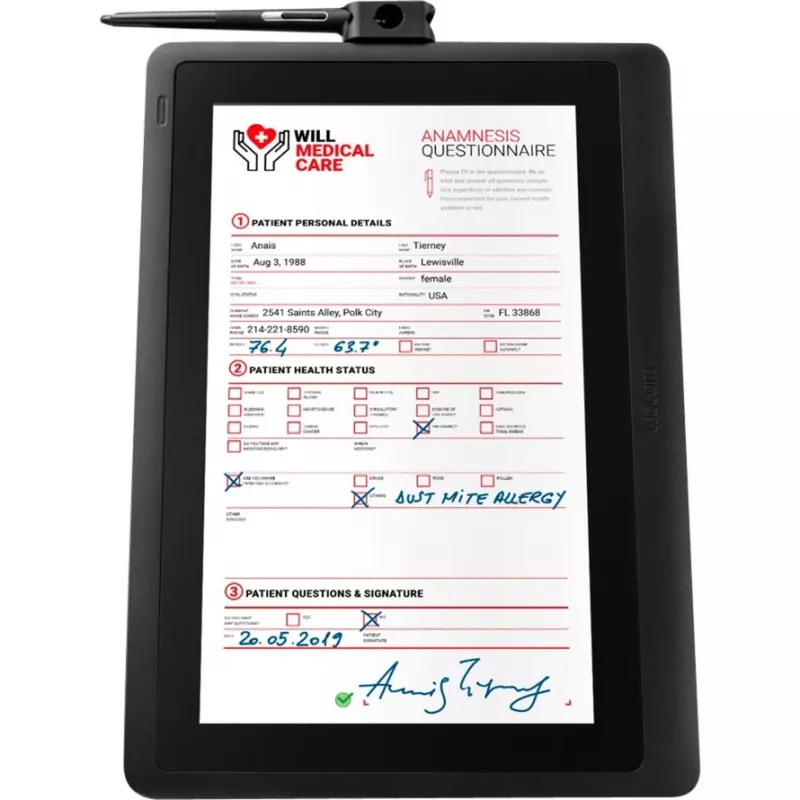Interaktywny wyświetlacz piórkowy Wacom DTK1660EK0B 15,6 cala czarny