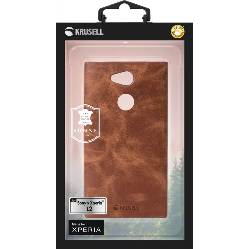 Pokrowiec Krusell Sunne do Sony XPERIA L2 14 cm (5,5 cala) brązowy