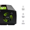 Przetwornica napięcia Green Cell PowerInverter LCD 12 V 500W/1000W do samochodu z wyświetlaczem - adapter/przetwornica czystej fali sinusoidalnej Auto Czarny