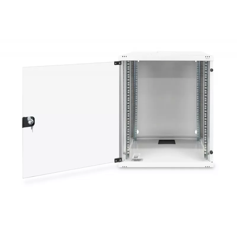 DIGITUS Compact Series DN-19 12-U-S-1 - szafa wisząca - jasnoszary, RAL 7035 - 12U - 48,3 cm (19) (DN-19 12-U-S-1)