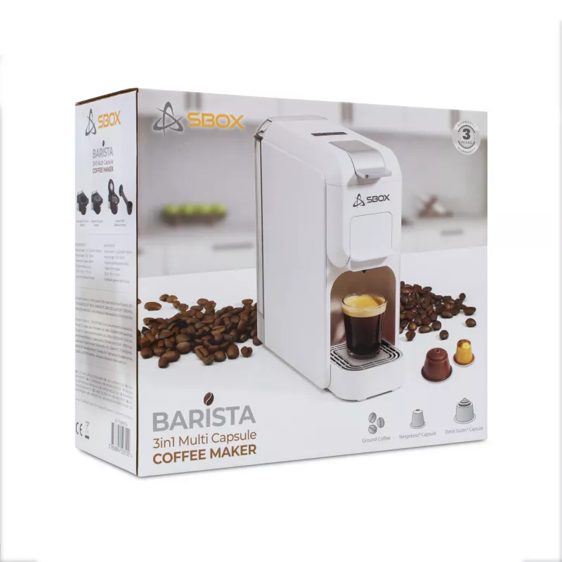 Ekspres do kawy SBOX 1.5L CM-719 Barista biały