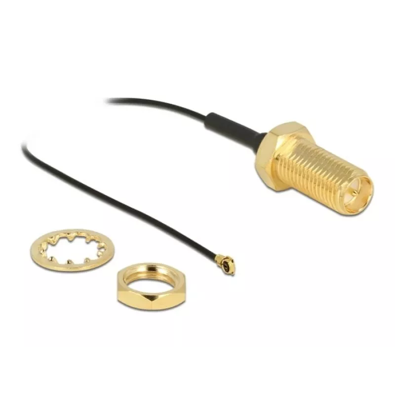 Kabel antenowy DeLOCK RP-SMA jack bulkhead na wtyk I-PEX MHF 4 0,81 35 cm