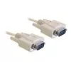 Kabel szeregowy DeLOCK RS-232 1m Beżowy DB-9