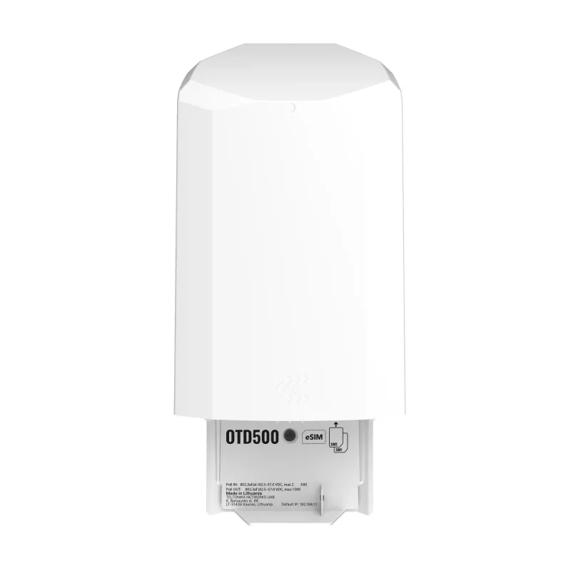 Teltonika OTD500 router 5G, 4G Cat 19, 3G, eSIM, PoE in/out, IP55
