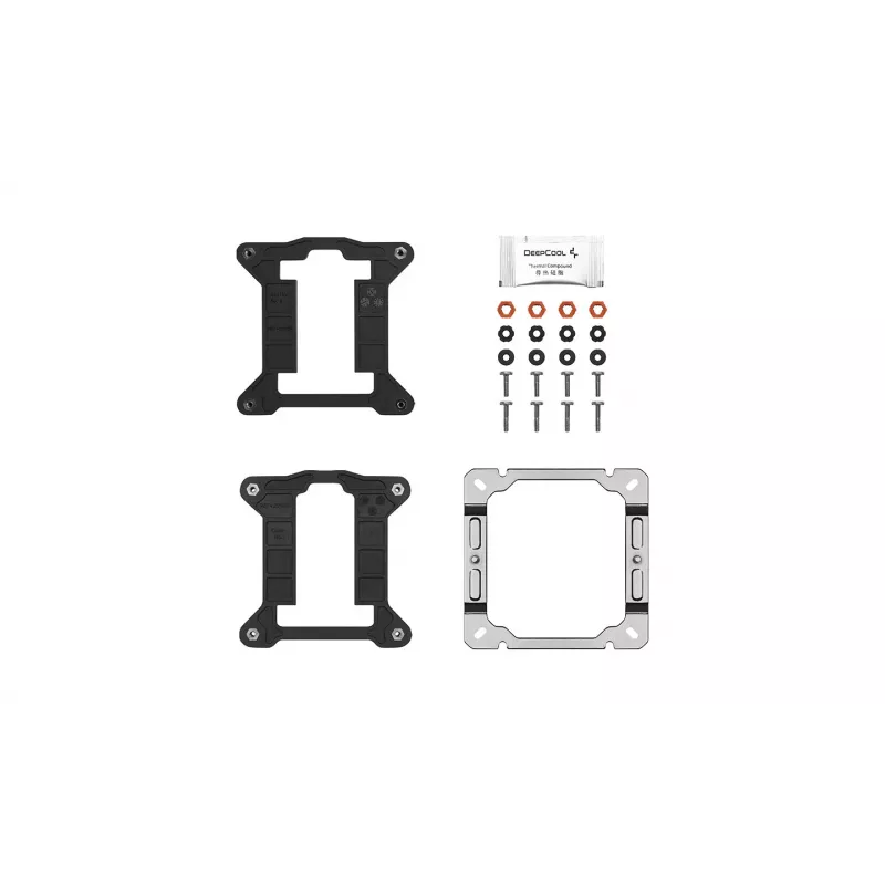 Deepcool | Chłodzenie procesora | AG400 BK LED | Czarny | Intel, AMD