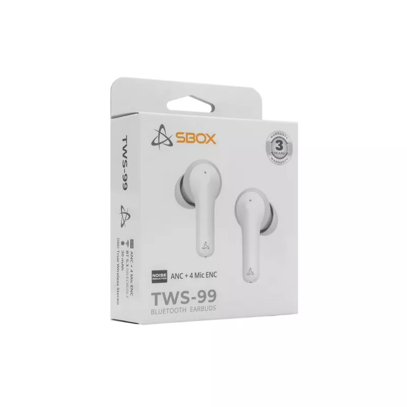 Słuchawki SBOX EB-TWS99 Białe