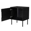 Cama INSERTO Szafka nocna, 2 szt., 50x40x61.5 cm, czarny + LED