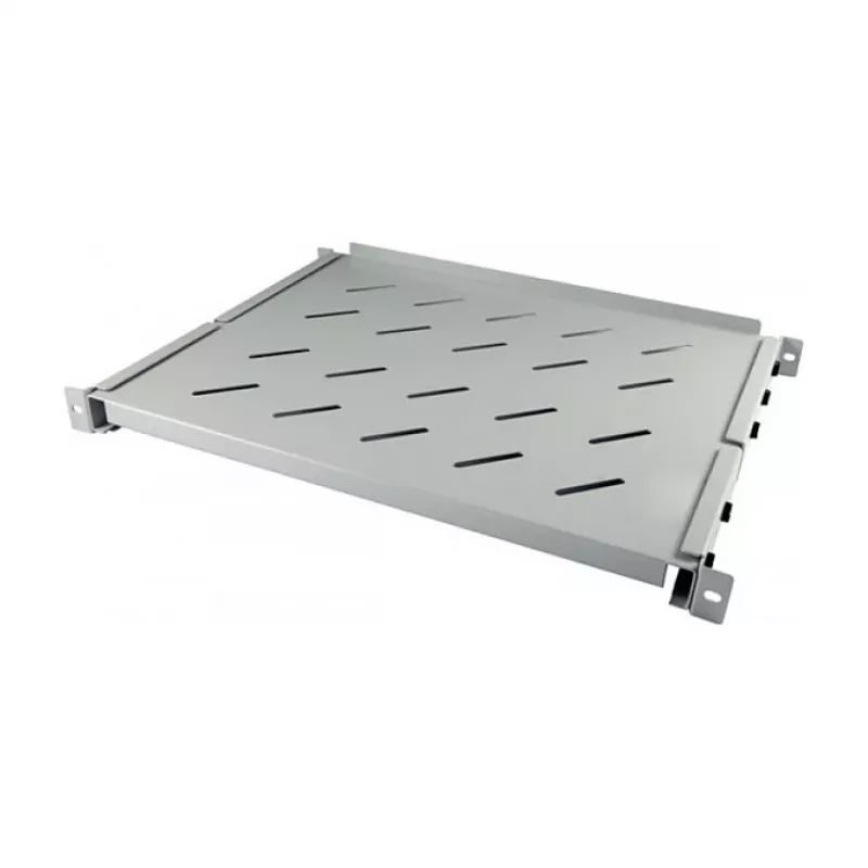 Półka rack ALLNET ALL-S0002102 — 19 cali (48,3 cm), 650×450 mm, szara, maks. obciążenie 60 kg