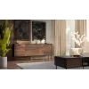 Cama 4D CORTINA komoda 200x40x81 czarny/orzech