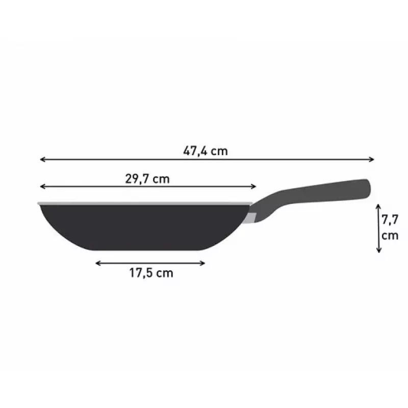 Wok Tefal Renewal C4261943 28 cm z nieprzywierającą powłoką