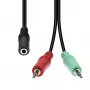 Kabel audio ProXtend 4-pin na 2×3-pin M4F2XM3-004, 0,5 m, 0,02 kg