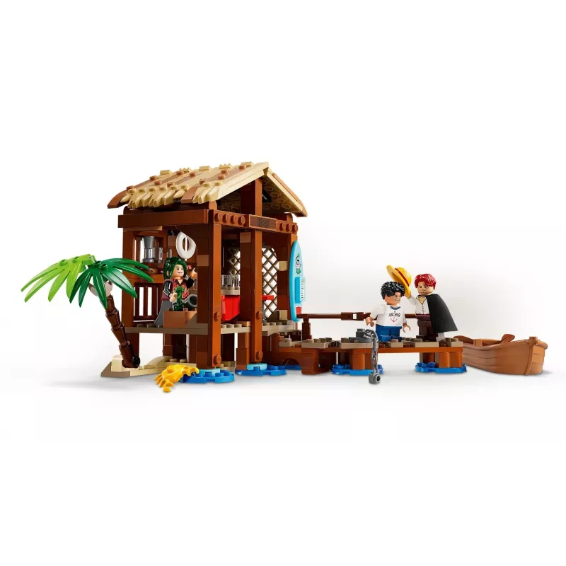 Zestaw LEGO One Piece 75636 Wioska Wiatrakowa Chata, 299 elementów, 3 minifigurki, 8+ lat