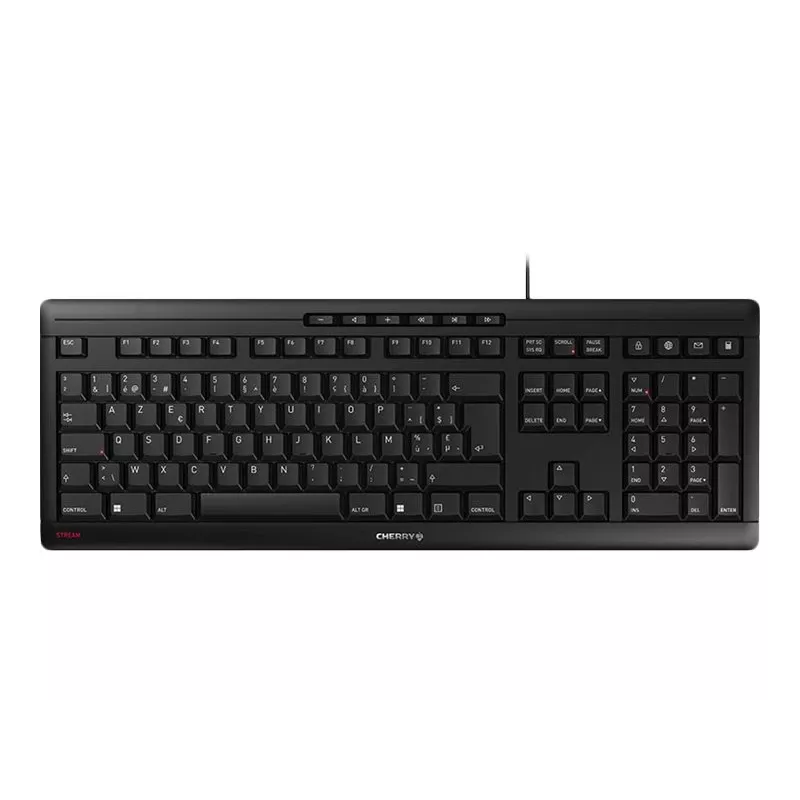 klawiatura CHERRY STREAM JK-8500BE-2 Office USB AZERTY Belgian Czarny