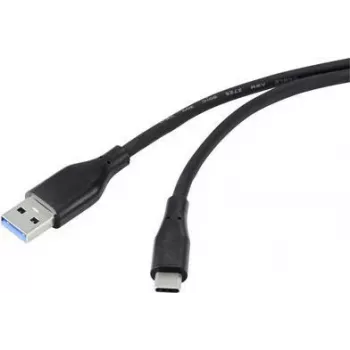 USB Cable USB 3.2 Gen1 3.0 3.1 USB-C Plug 2.00 m Czarny (RF-4995176)