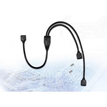 Rozgałęźnik RGB 2-drożny Inter-Tech 88885465