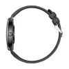 Smartwatch Colmi L28 z czarnym paskiem silikonowym i czarnym skórzanym