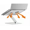 Uchwyt pasywny Durable 505023 Laptop Srebrny Do użytku wewnętrznego