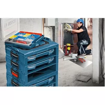 Bosch i-BOXX 72 Professional ABS synthetics Niebieski, Przezroczysty