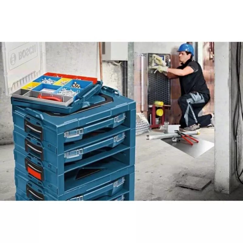 Bosch i-BOXX 72 Professional ABS synthetics Niebieski, Przezroczysty