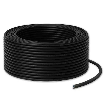 Kabel krosowy Ethernet QOLTEC CAT6 UTP, 50 m, czarny