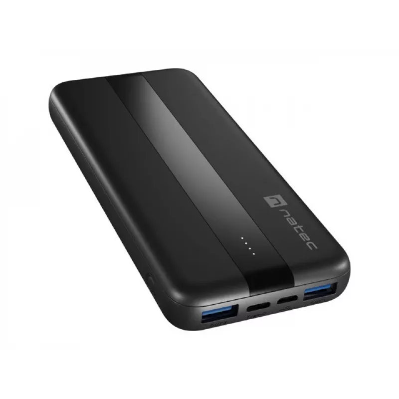 NATEC TREVI SLIM Q V2 Litowo-polimerowy (LiPo) 10000 mAh Czarny