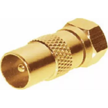Adapter ShiverPeaks 85323-G wtyk IEC na wtyk F, pozłacane złącze