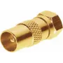 Adapter ShiverPeaks 85323-G wtyk IEC na wtyk F, pozłacane złącze