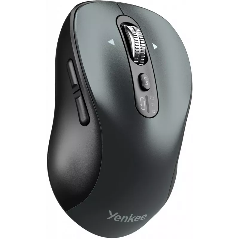 Przewodowa ergonomiczna mysz komputerowa YENKEE YMS2010BK — kompaktowa konstrukcja, połączenie przewodowe