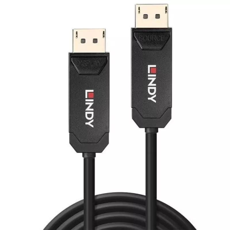 Kabel Lindy 50m Fibre Optic Hybrid DP 2.0 UBHR10