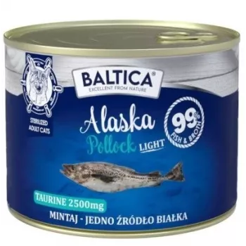 BALTICA Excellent Monoprotein Pollock Light - mokra karma dla kota - 185g