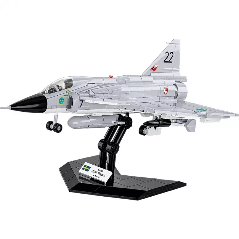 Zestaw konstrukcyjny Cobi Blocks Saab AJ 37 Viggen 881 elementów