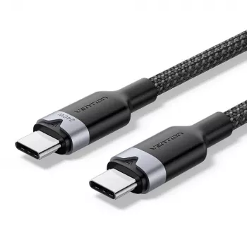 Kabel USB-C na C 2.0 Vention 3.1 5A 240W 1m BK