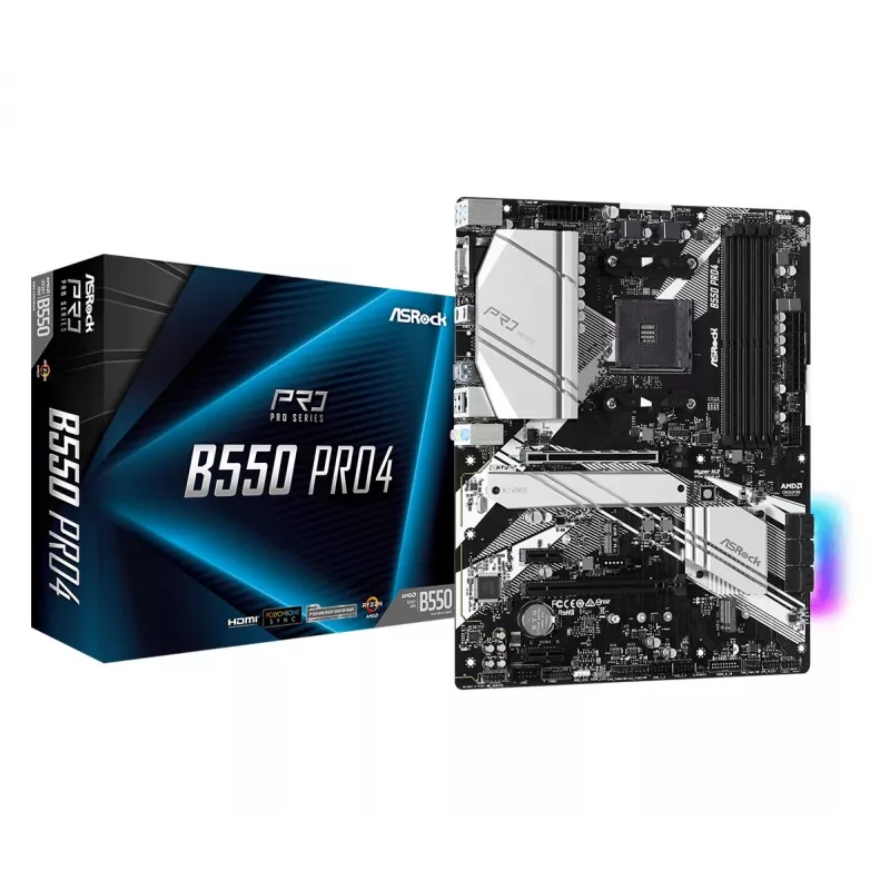 Płyta główna ASRock B550 PRO4 AMD B550 Socket AM4 ATX