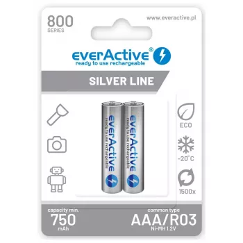 Akumulator everActive EVHRL03-800 AAA NiMH 1,2 V, cylindryczny, 4 szt.
