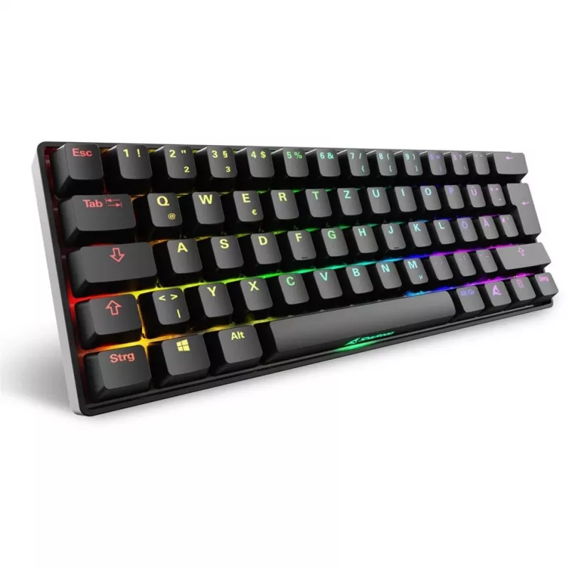 Sharkoon 100065629 klawiatura Home USB QWERTZ niemiecka czarna