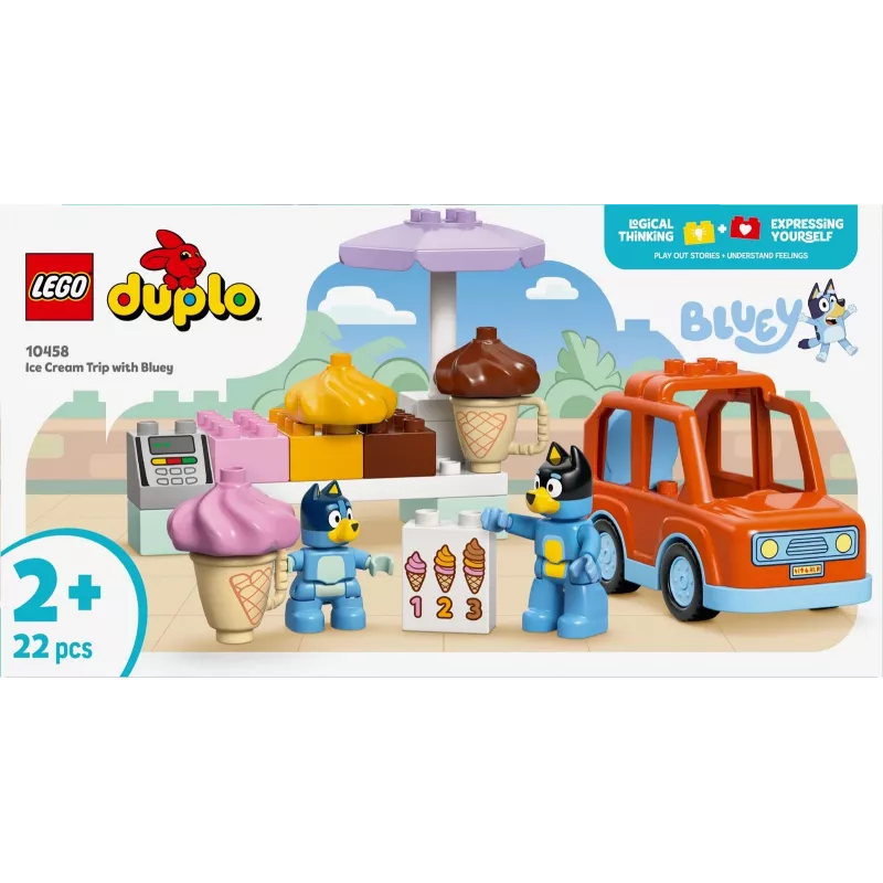 LEGO BLUEY 10458 Wycieczka na lody z Bluey