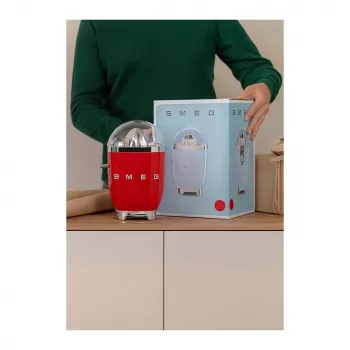 Elektryczna wyciskarka do cytrusów Smeg CJF11RDEU 70 W czerwona stal nierdzewna