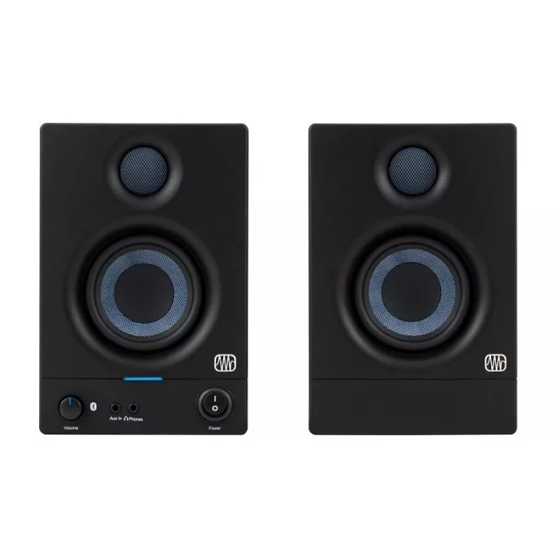 Studio Active Monitors PreSonus Eris 3.5 BT 2nd Gen — 2×25W RMS, 80–20 000 Hz, Bluetooth 5.0, wejścia RCA/TRS, słuchawki 3,5 mm