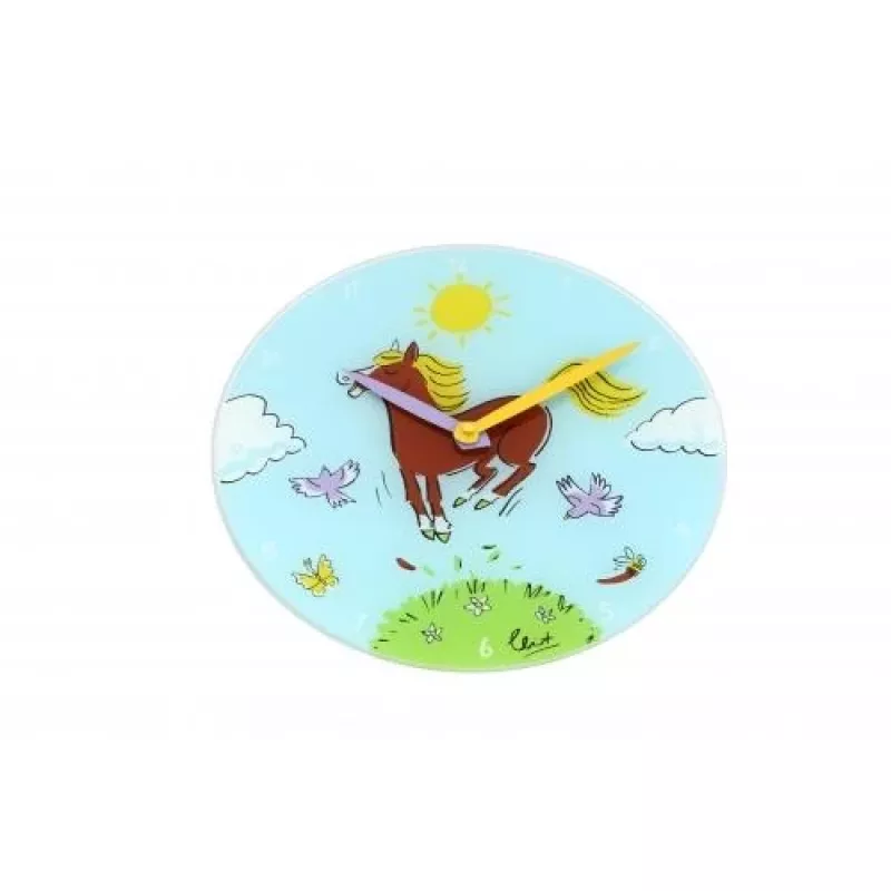 NeXtime klok 8812 Jump for joy, Ø30 cm, Ścienny, Niebieski/Wielokolorowy