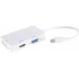 shiverpeaks ®-BASIC-S--Przejściówka Mini DisplayPort wtyk do HDMI/DVI/VGA gniazdo, biała (BS10-01015)