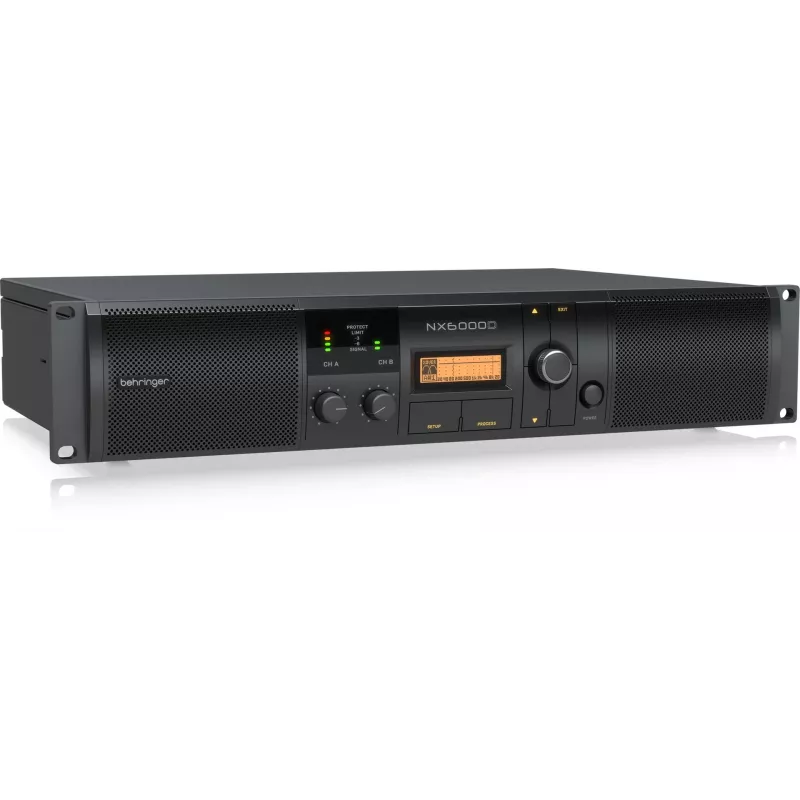 Behringer NX6000D wzmacniacz audio 2.0 kanały Domowy Czarny